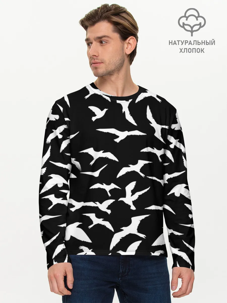 Мужской лонгслив базовый / Freedom | Свобода