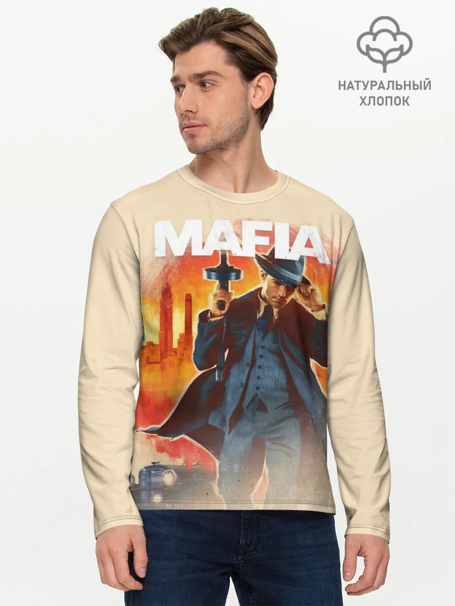 Мужской лонгслив базовый / Mafia