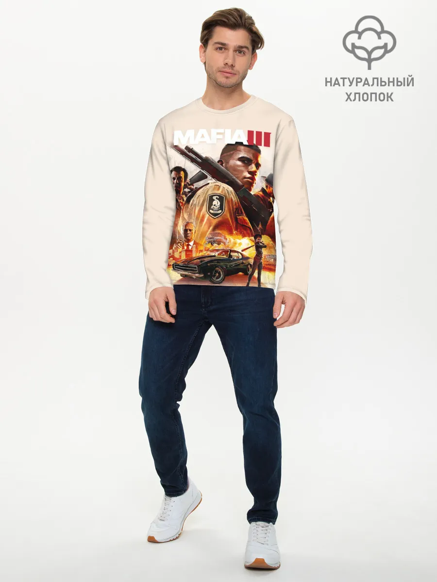 Мужской лонгслив базовый / Mafia 3