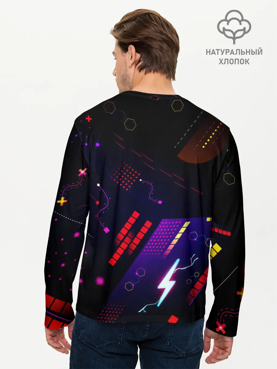 Мужской лонгслив базовый / Sonic | Соник