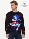 Мужской лонгслив базовый / Sonic | Соник
