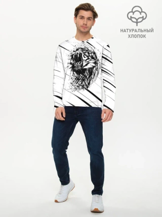 Мужской лонгслив базовый / Тигр | Tiger