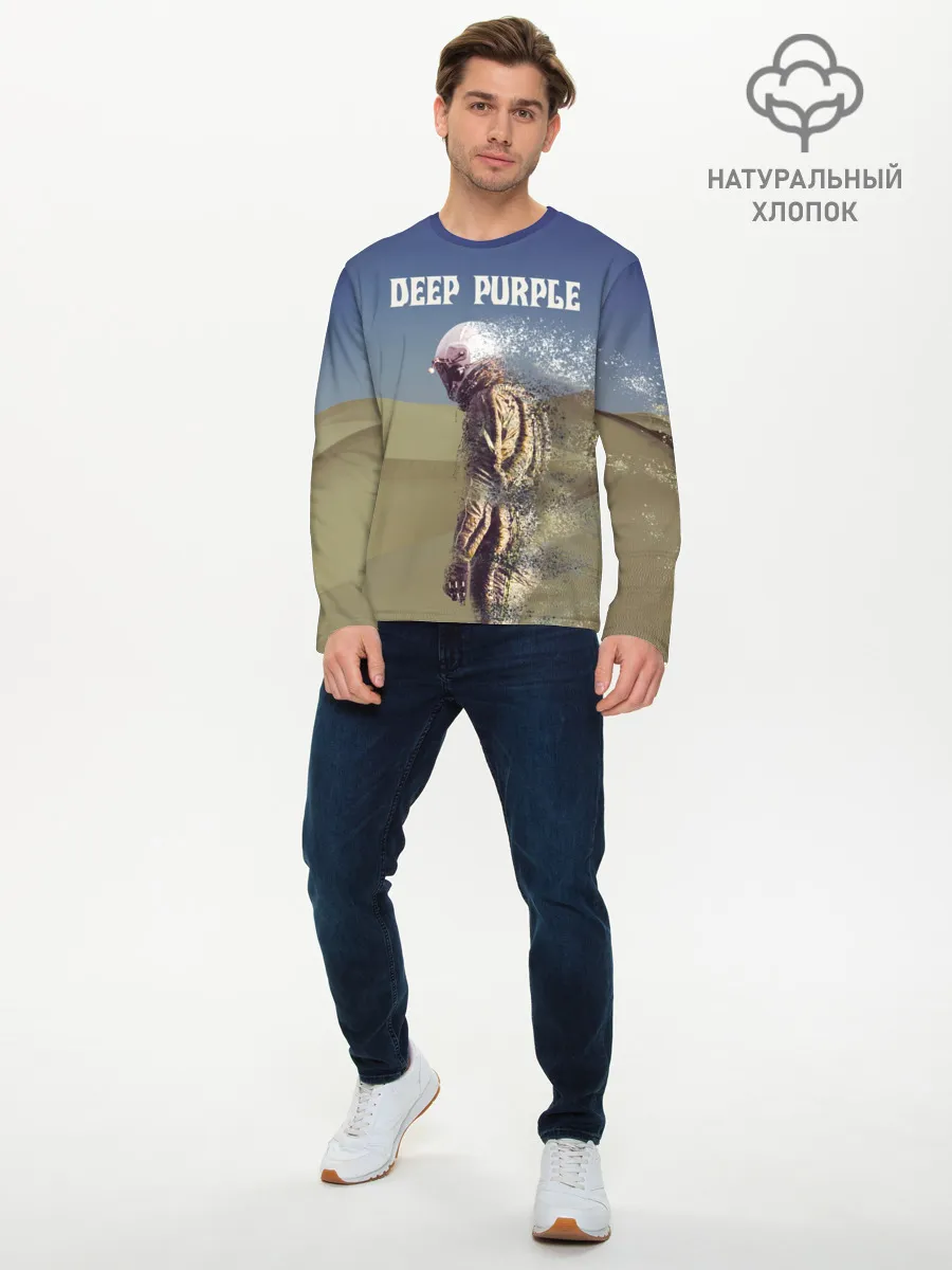Мужской лонгслив базовый / Deep Purple Whoosh