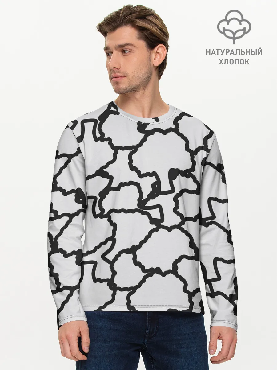 Мужской лонгслив базовый / БРОККОЛИ