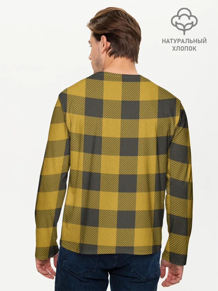 Мужской лонгслив базовый / Жираф