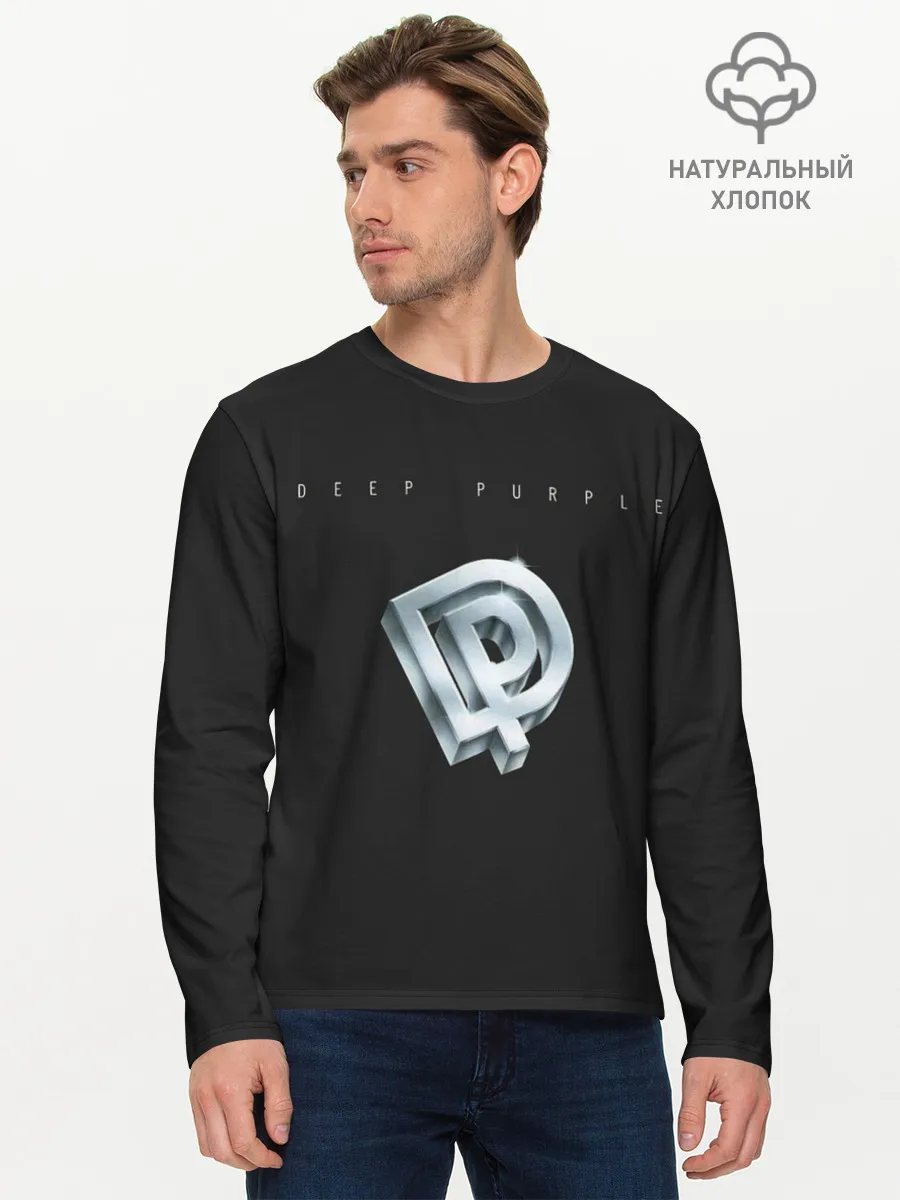 Мужской лонгслив базовый / Deep Purple
