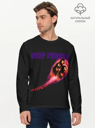 Мужской лонгслив базовый / Deep Purple