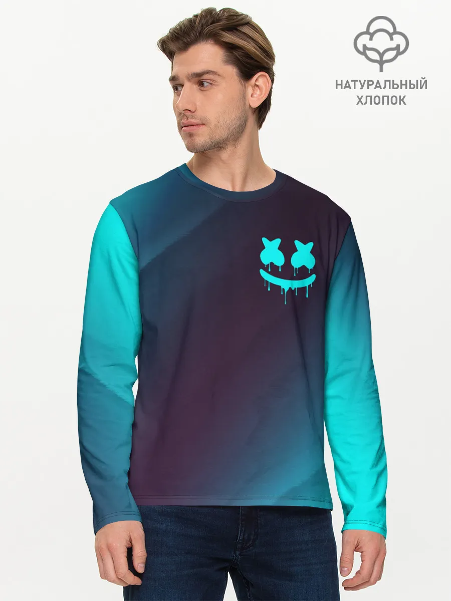 Мужской лонгслив базовый / MARSHMELLO / МАРШМЕЛЛОУ