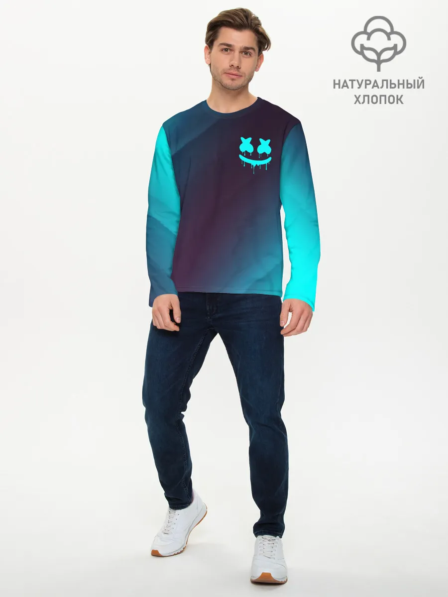 Мужской лонгслив базовый / MARSHMELLO / МАРШМЕЛЛОУ