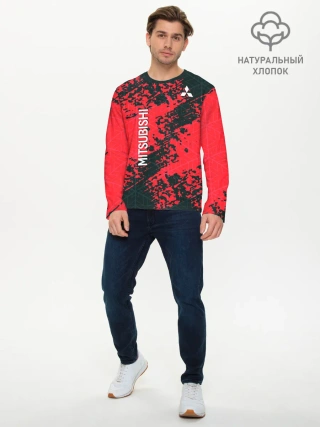 Мужской лонгслив базовый / Mitsubishi