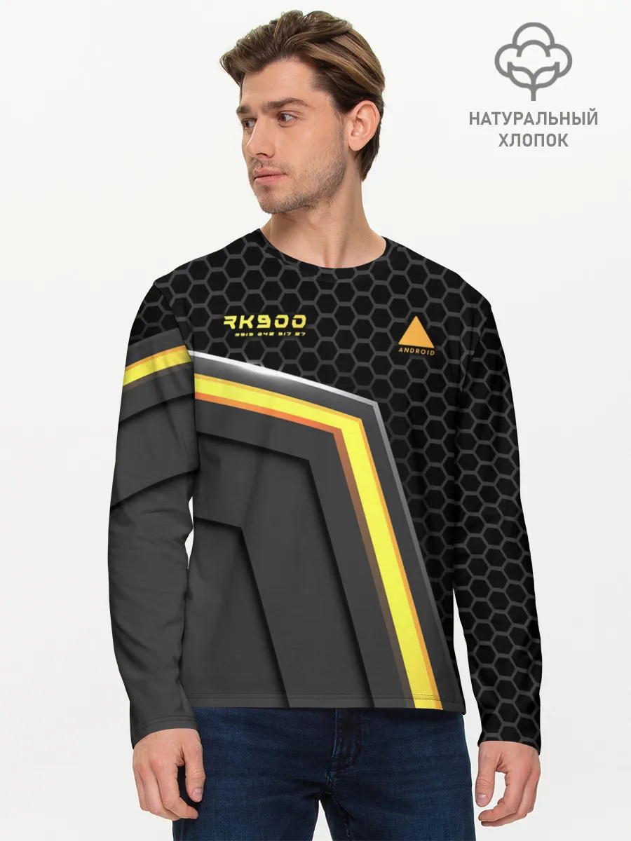 Мужской лонгслив базовый / Android RK900