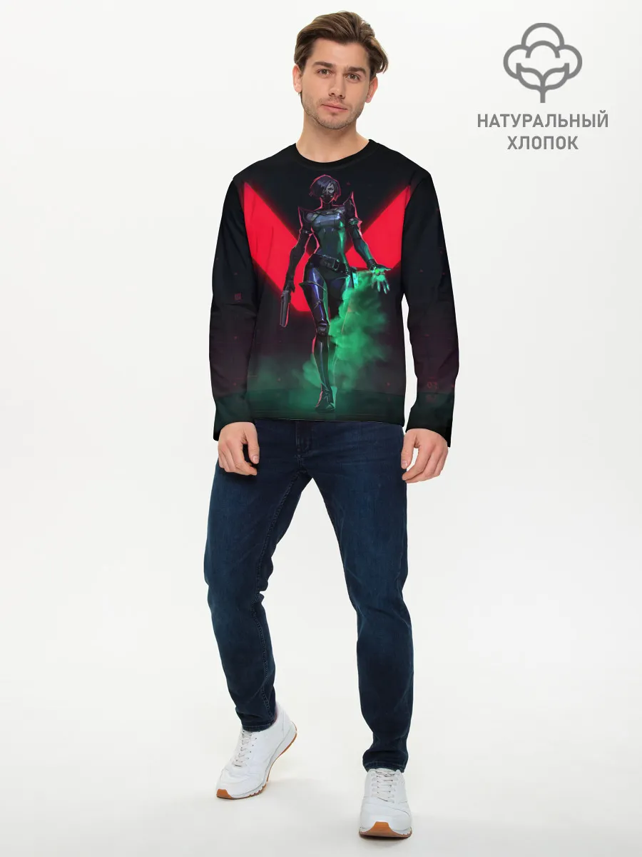 Мужской лонгслив базовый / Viper Valorant