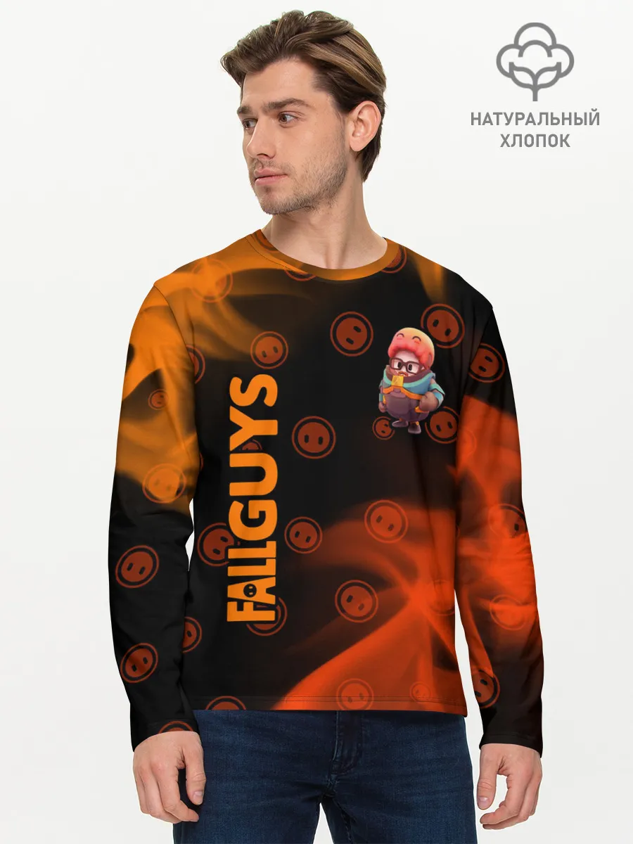 Мужской лонгслив базовый / FALL GUYS HALF-LIFE / ФОЛ ГАЙС