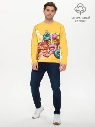 Мужской лонгслив базовый / Candy
