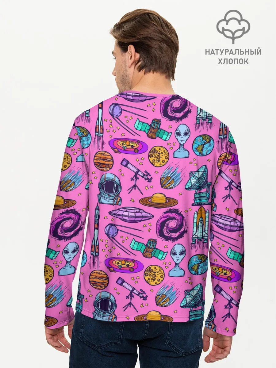 Мужской лонгслив базовый / Астрономия
