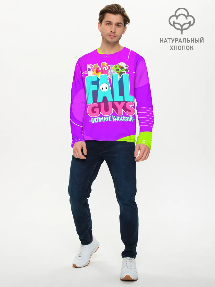Мужской лонгслив базовый / Fall Guys