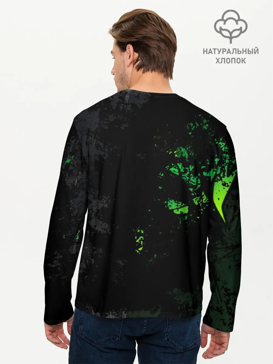 Мужской лонгслив базовый / Шар дракона