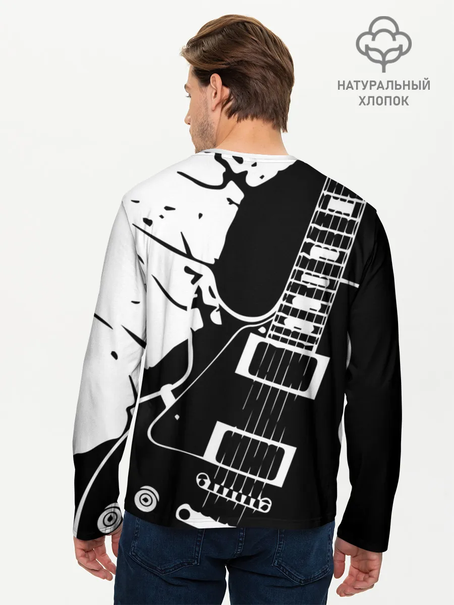 Мужской лонгслив базовый / Deep Purple