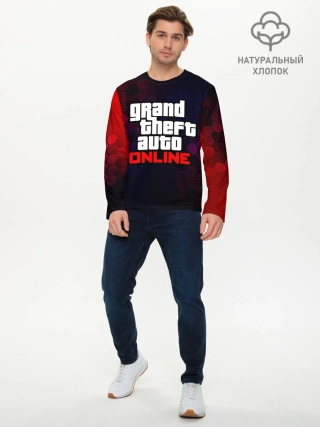 Мужской лонгслив базовый / GTA ONLINE / ГТА ОНЛАЙН