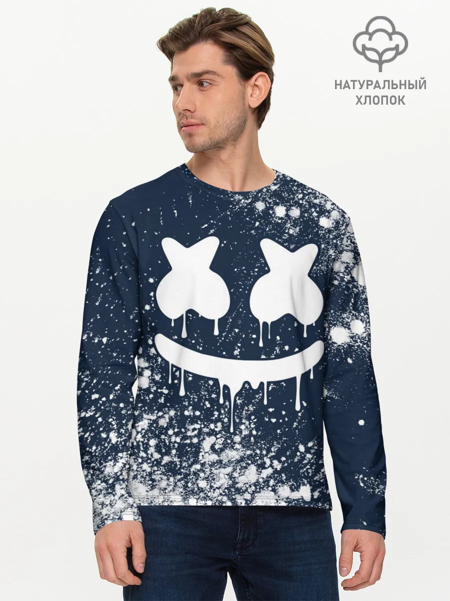 Мужской лонгслив базовый / MARSHMELLO / МАРШМЕЛЛОУ