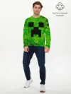 Мужской лонгслив базовый / MINECRAFT / МАЙНКРАФТ
