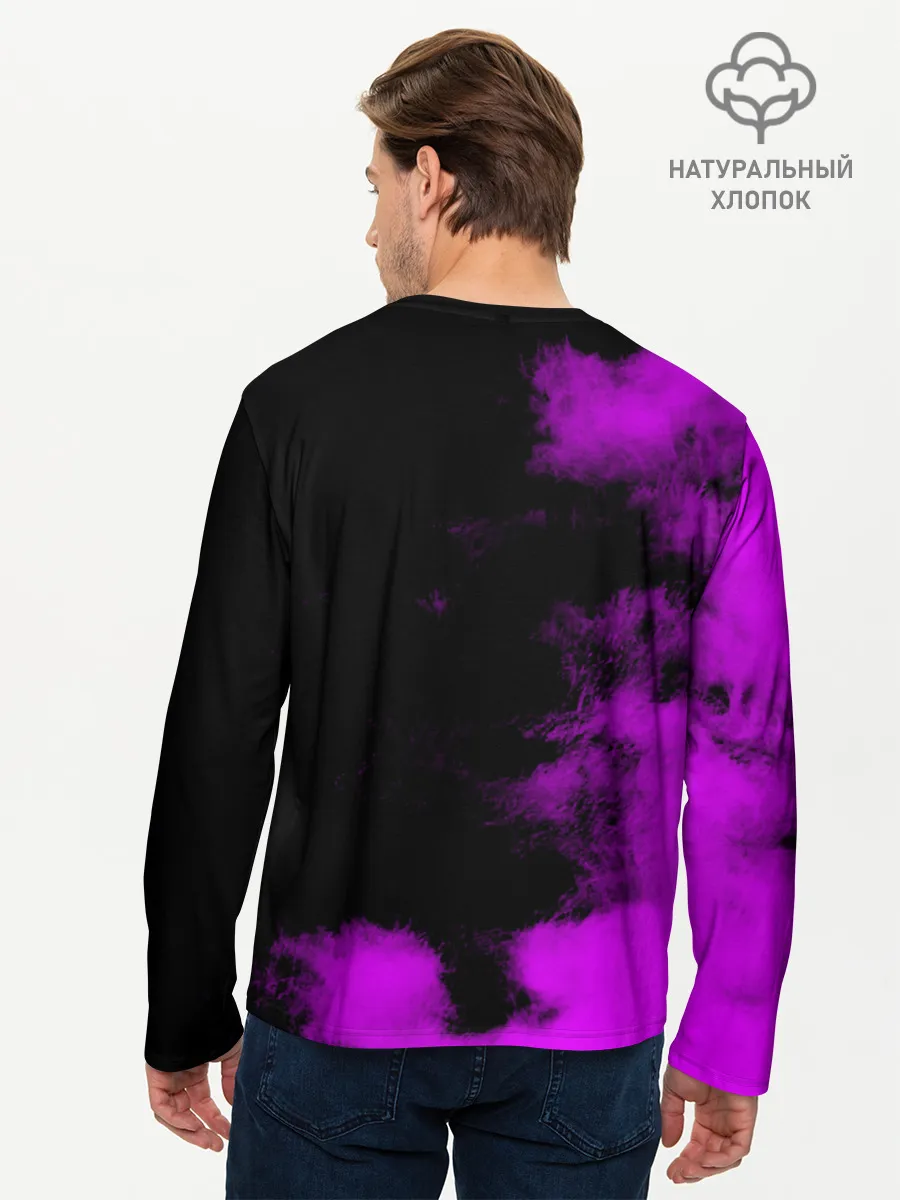 Мужской лонгслив базовый / Deep Purple