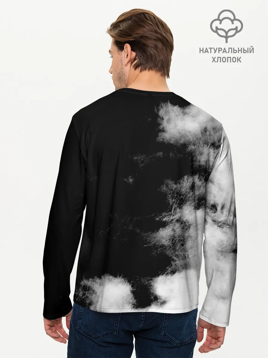 Мужской лонгслив базовый / Deep Purple