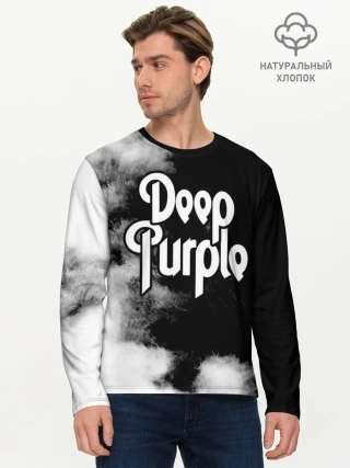 Мужской лонгслив базовый / Deep Purple
