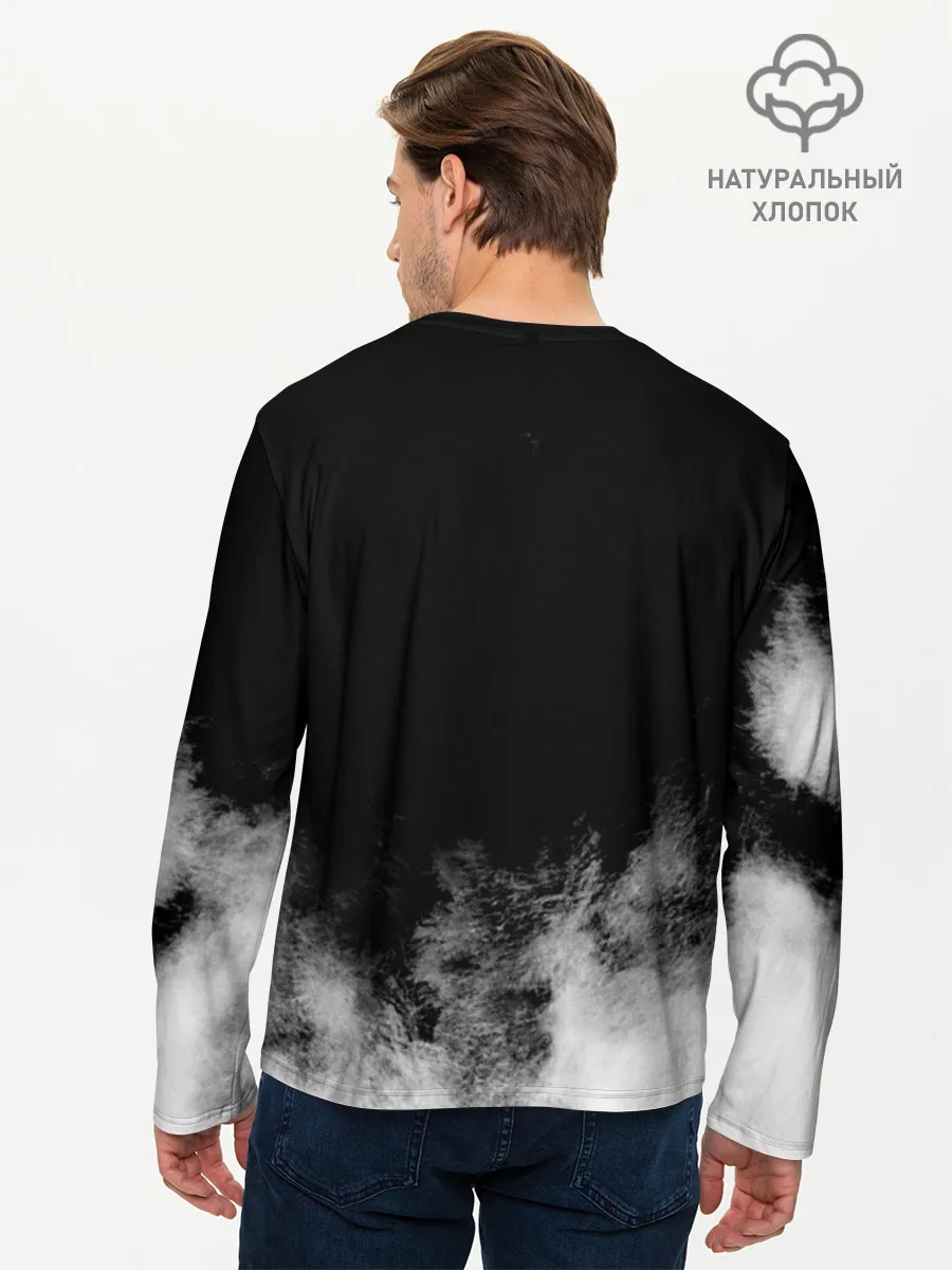 Мужской лонгслив базовый / Deep Purple