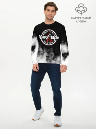 Мужской лонгслив базовый / Deep Purple