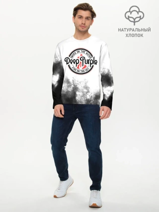 Мужской лонгслив базовый / Deep Purple