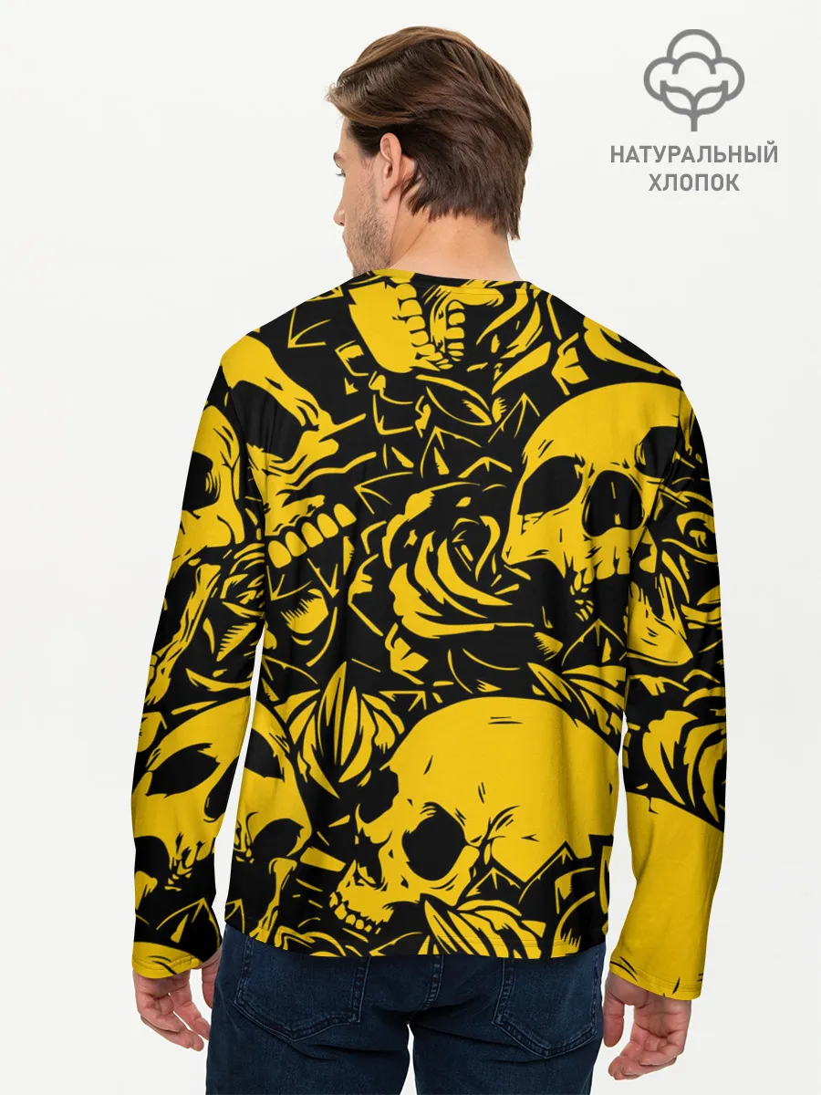 Мужской лонгслив базовый / Deep Purple