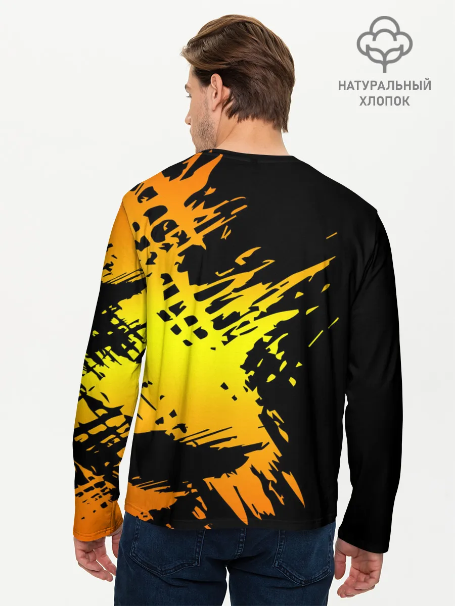 Мужской лонгслив базовый / Deep Purple