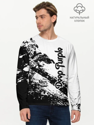 Мужской лонгслив базовый / Deep Purple