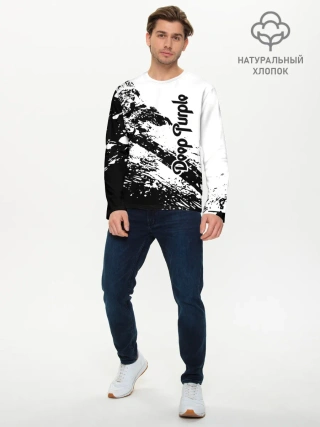 Мужской лонгслив базовый / Deep Purple