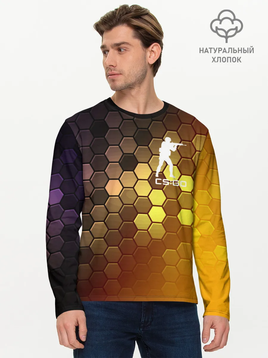 Мужской лонгслив базовый / CS GO | КС ГО