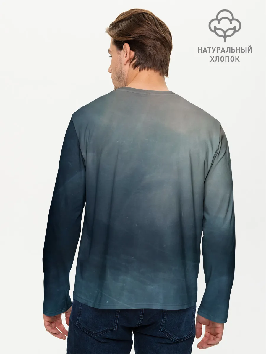 Мужской лонгслив базовый / АКВА в свитшоте