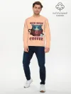 Мужской лонгслив базовый / Нужно Больше Кофе