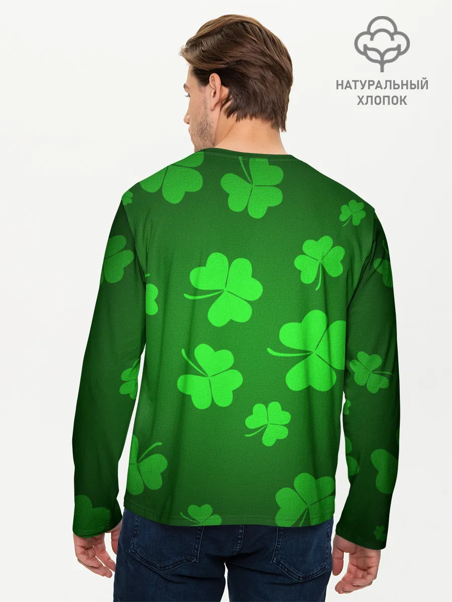Мужской лонгслив базовый / Клевер