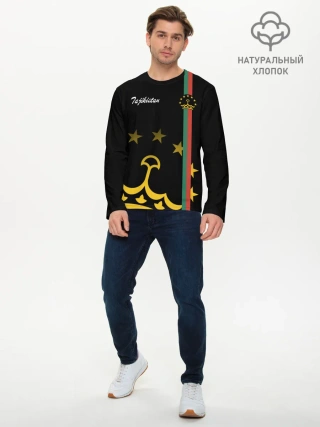 Мужской лонгслив базовый / Таджикистан