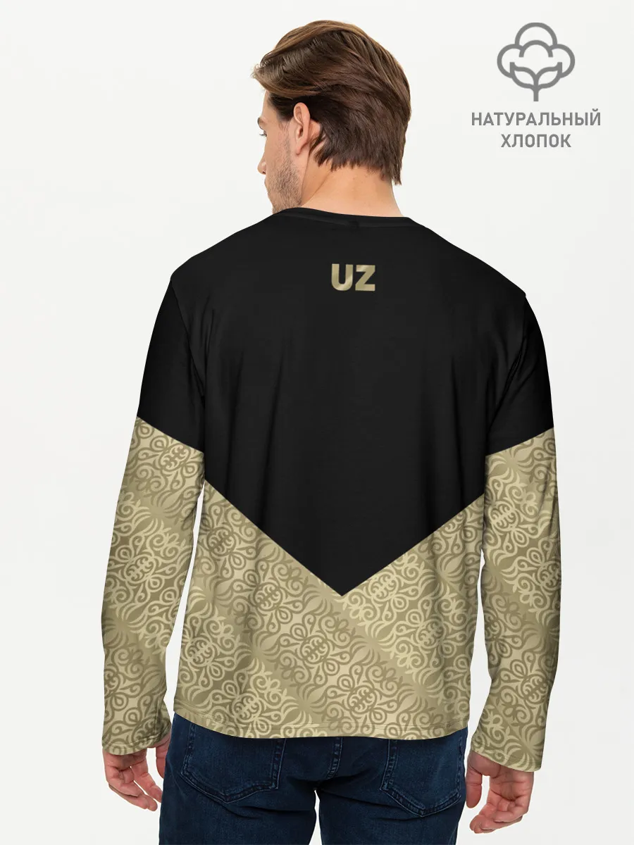 Мужской лонгслив базовый / Узбекистан