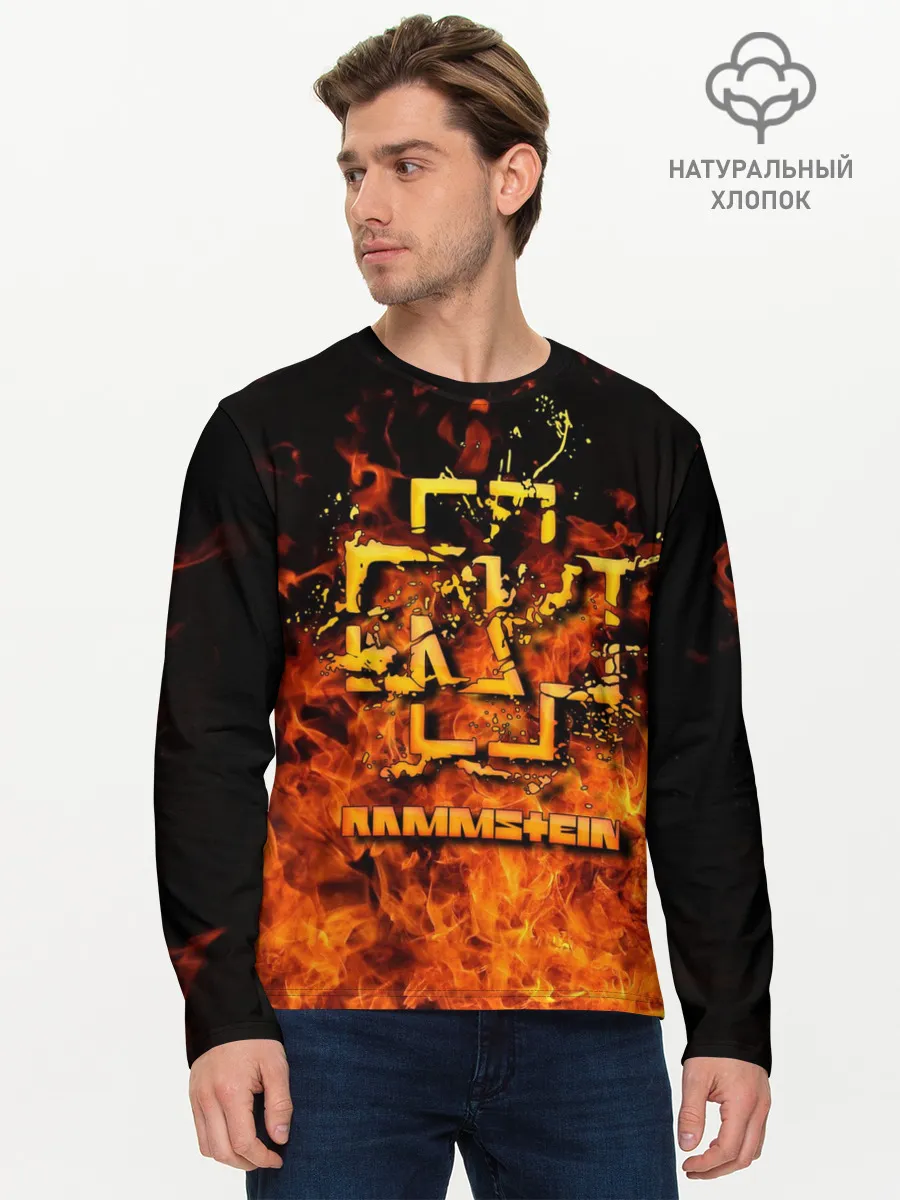 Мужской лонгслив базовый / RAMMSTEIN