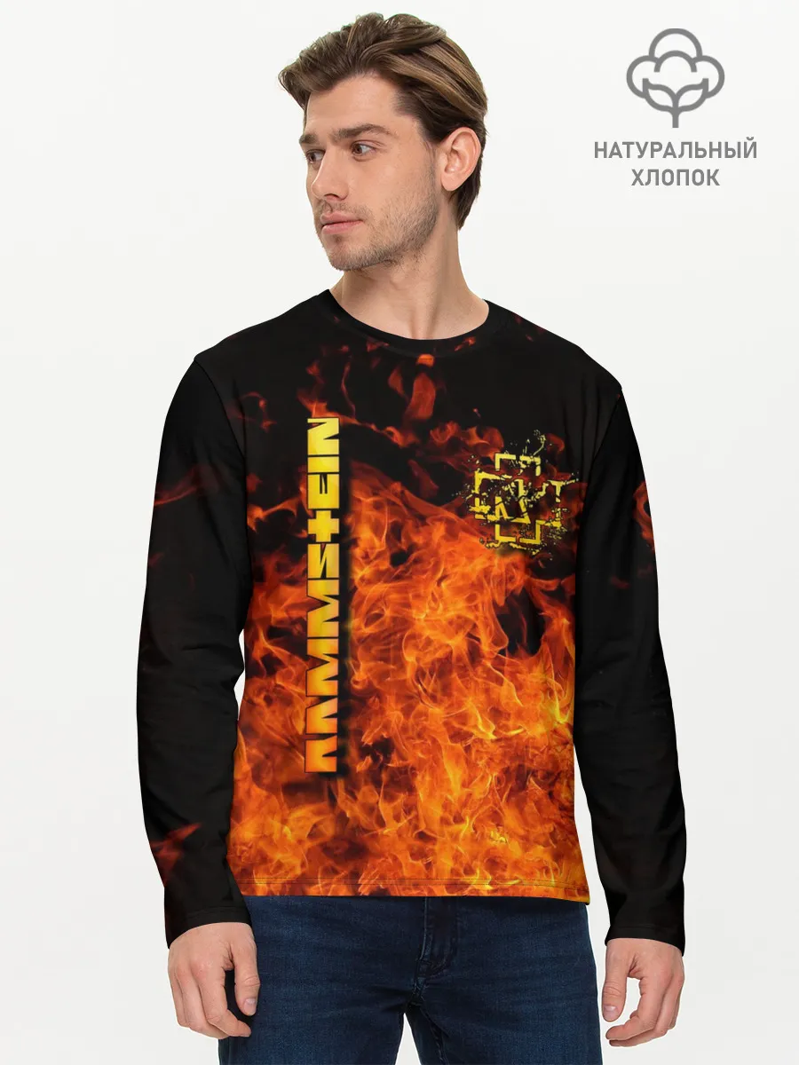 Мужской лонгслив базовый / RAMMSTEIN