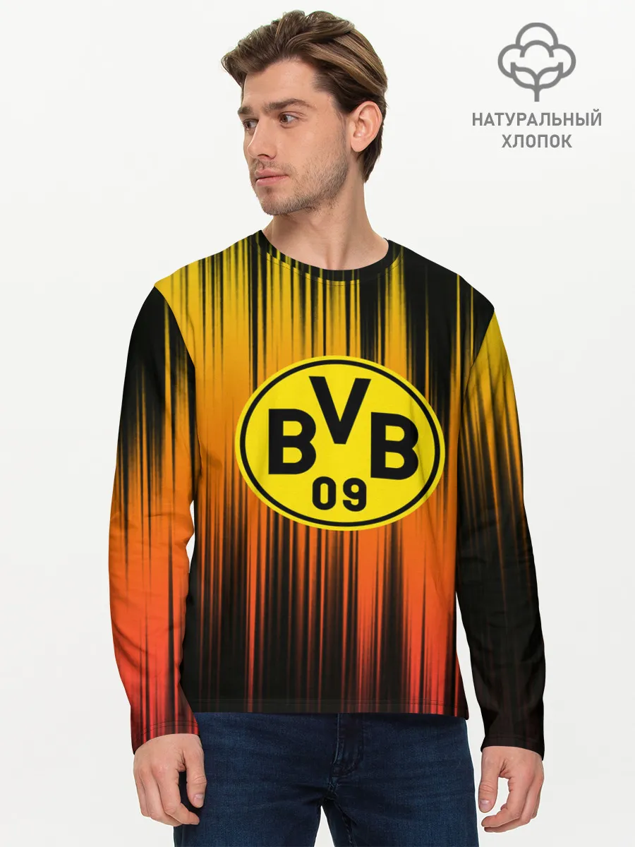 Мужской лонгслив базовый / Borussia