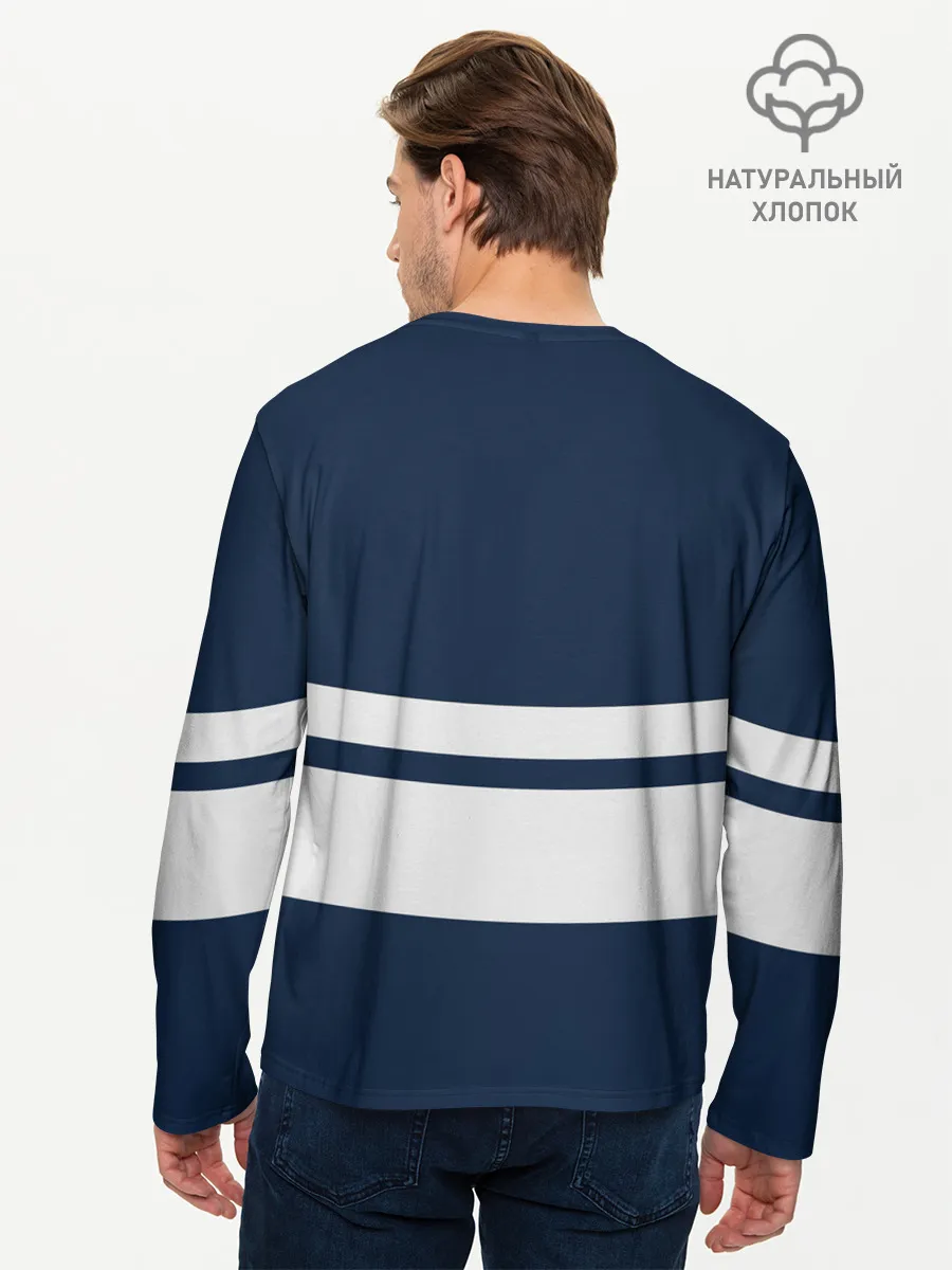 Мужской лонгслив базовый / ВИННИПЕГ ДЖЕТС НХЛ