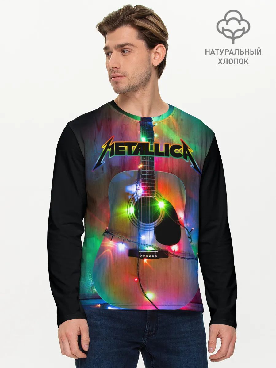 Мужской лонгслив базовый / Metallica