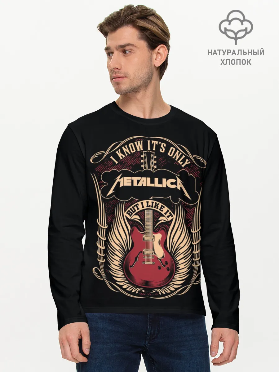 Мужской лонгслив базовый / Metallica