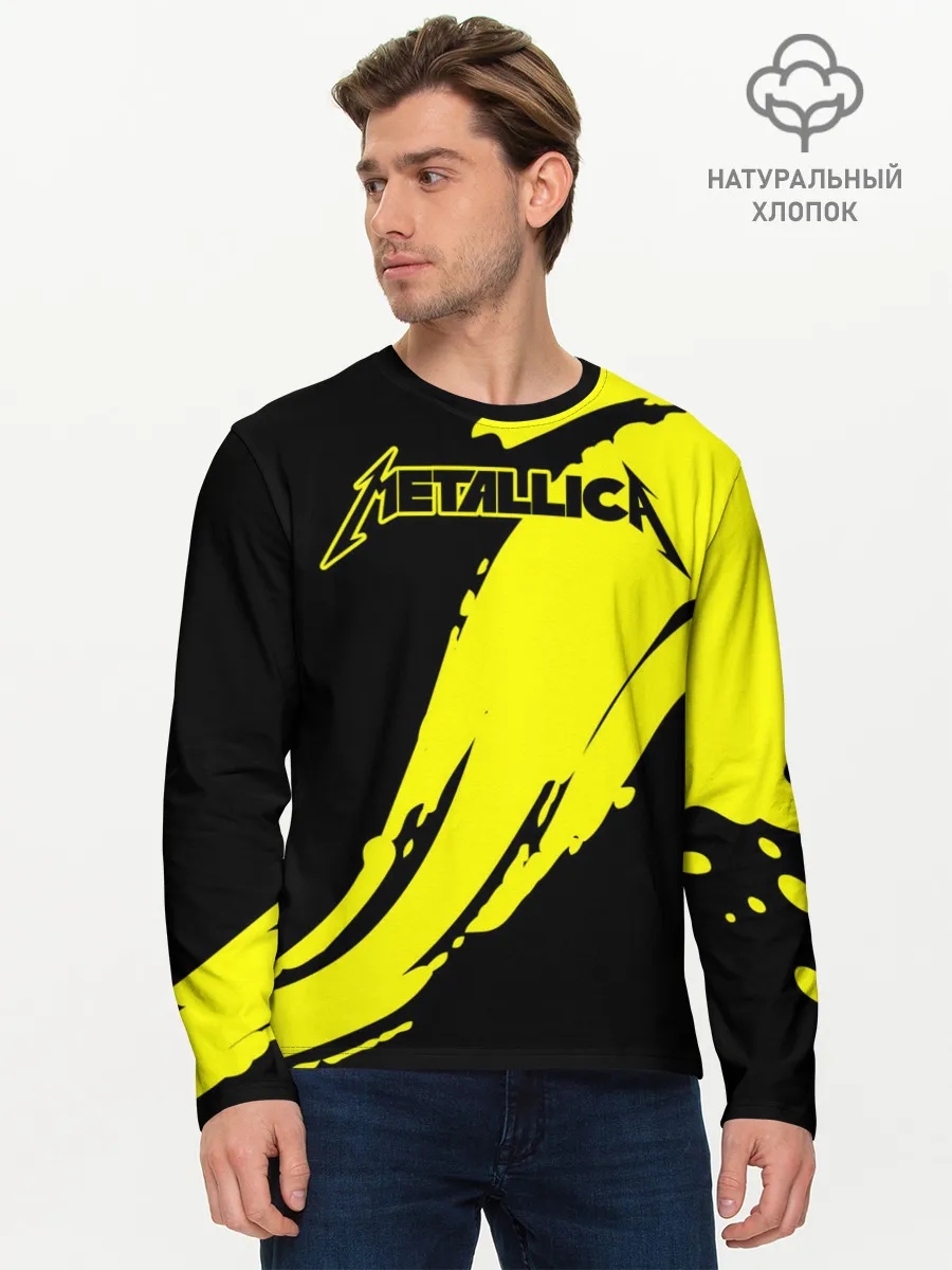 Мужской лонгслив базовый / Metallica