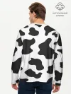 Мужской лонгслив базовый / COW PRINT