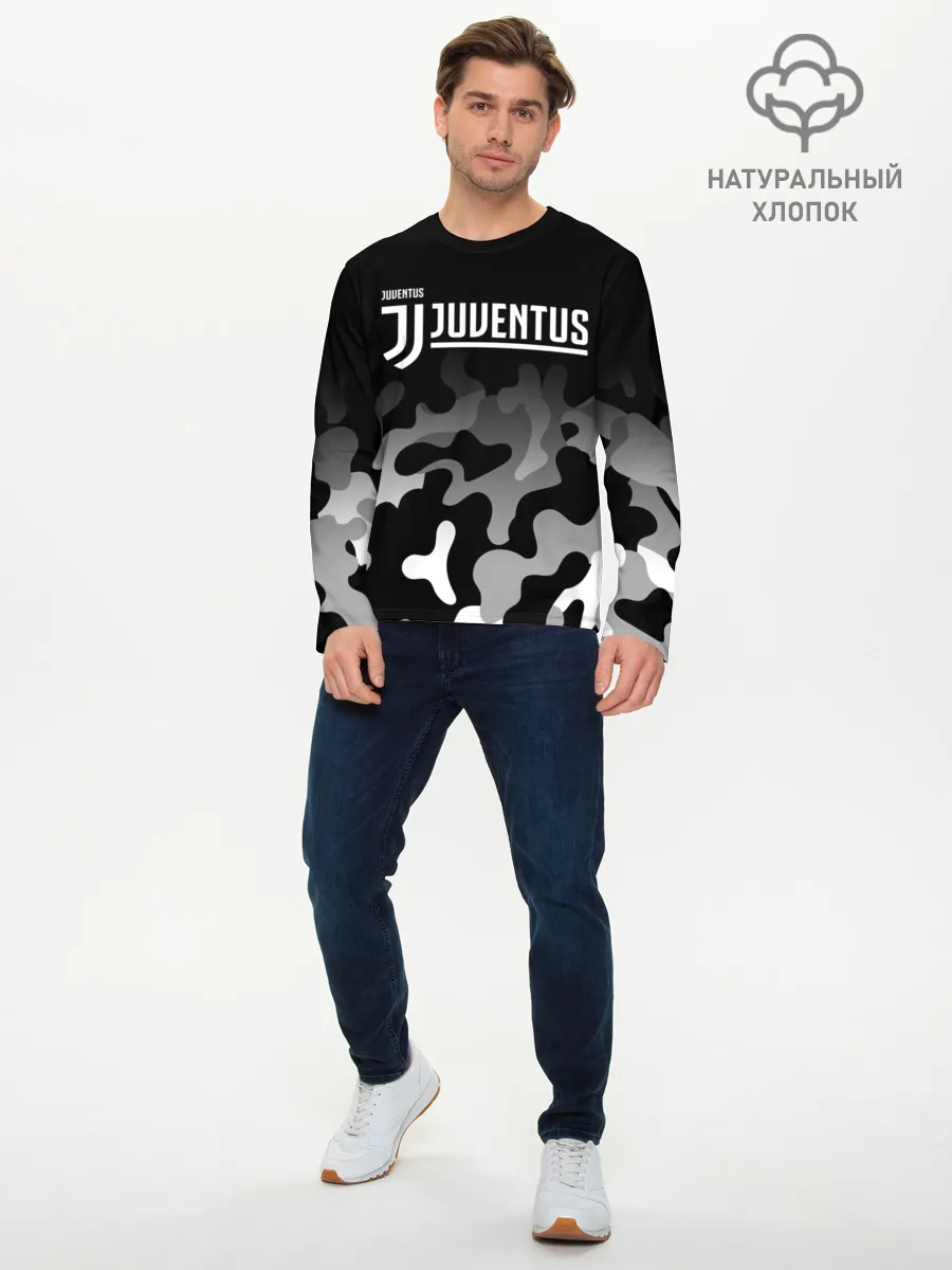 Мужской лонгслив базовый / JUVENTUS / ЮВЕНТУС